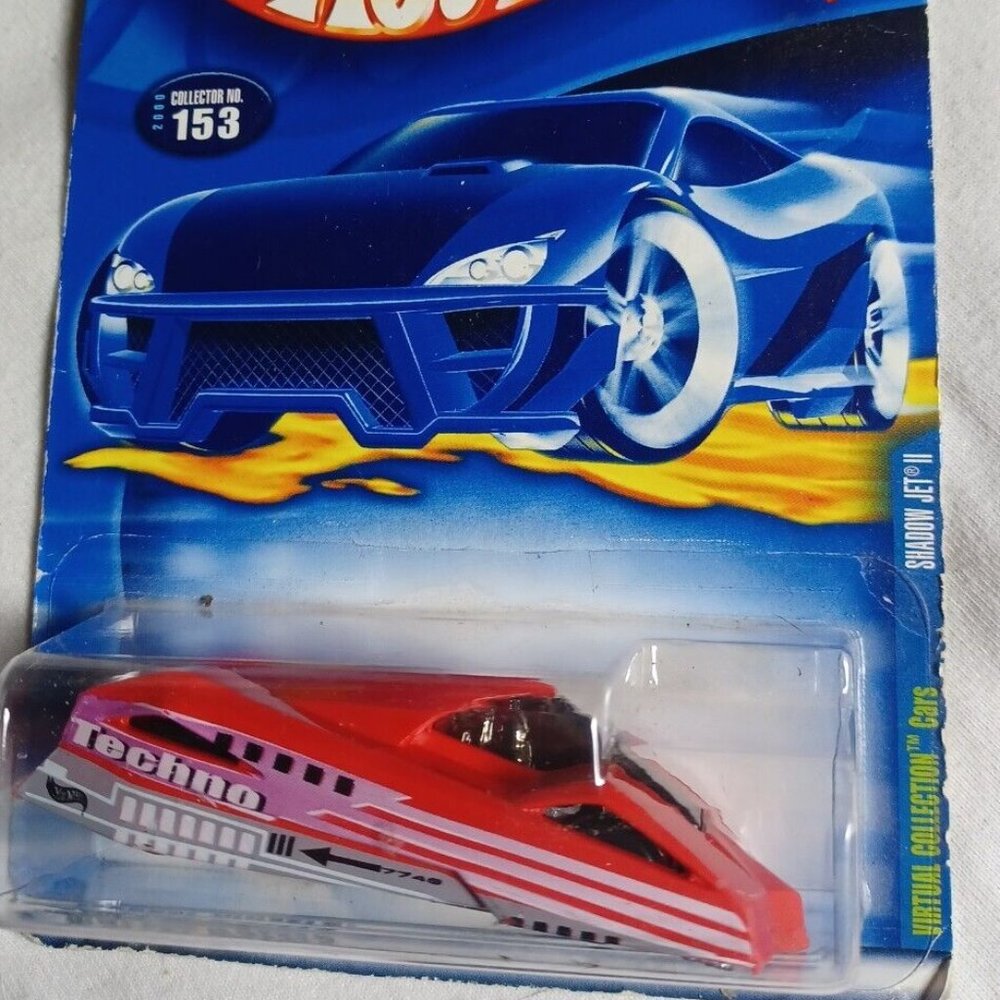 Shadow Jet II Virtual Collection 2000 Hot Wheels 1/64 scale diecast car #153 - Picture 10 of 13